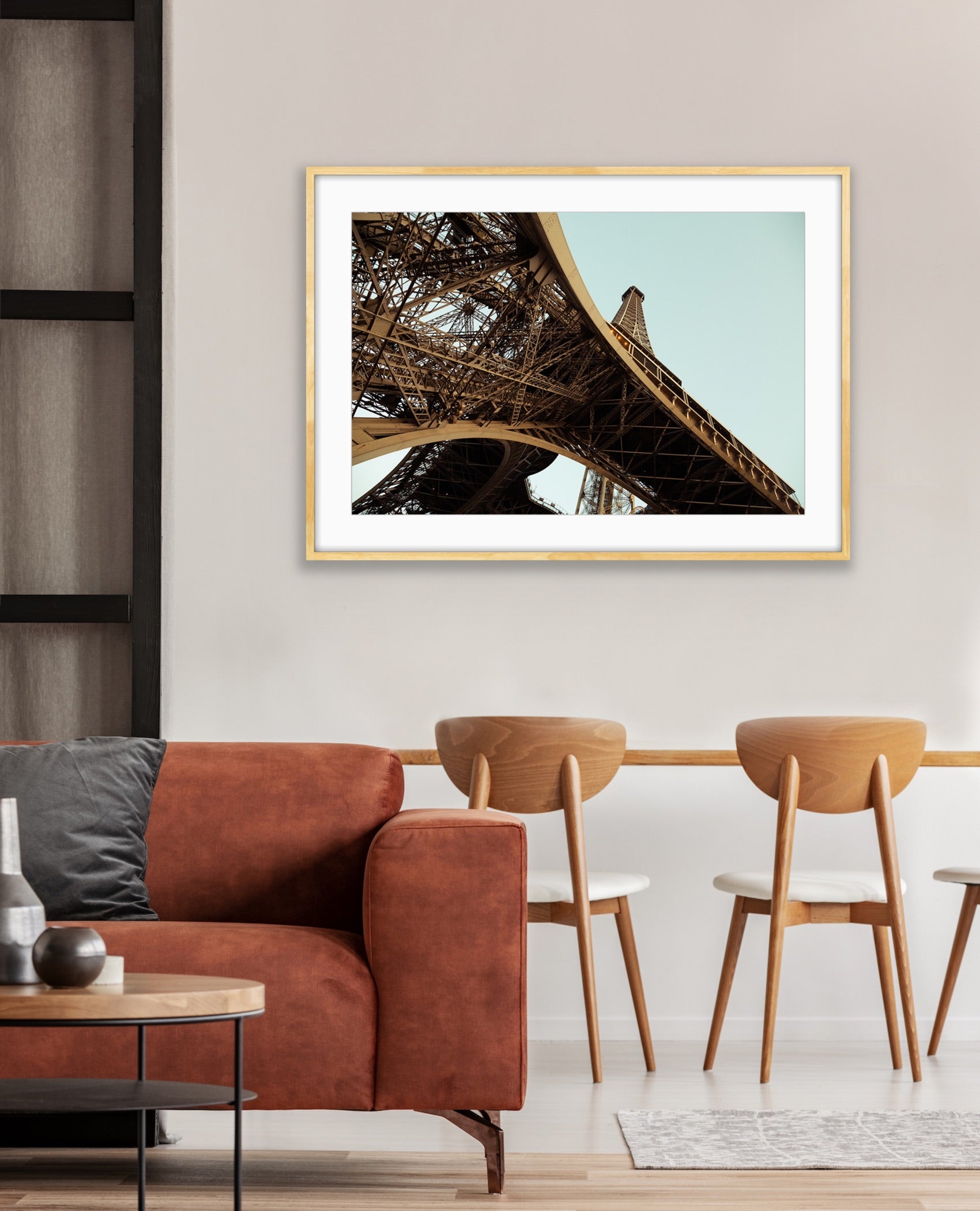 Wall art color photography print poster of Eiffel Tower in Paris France