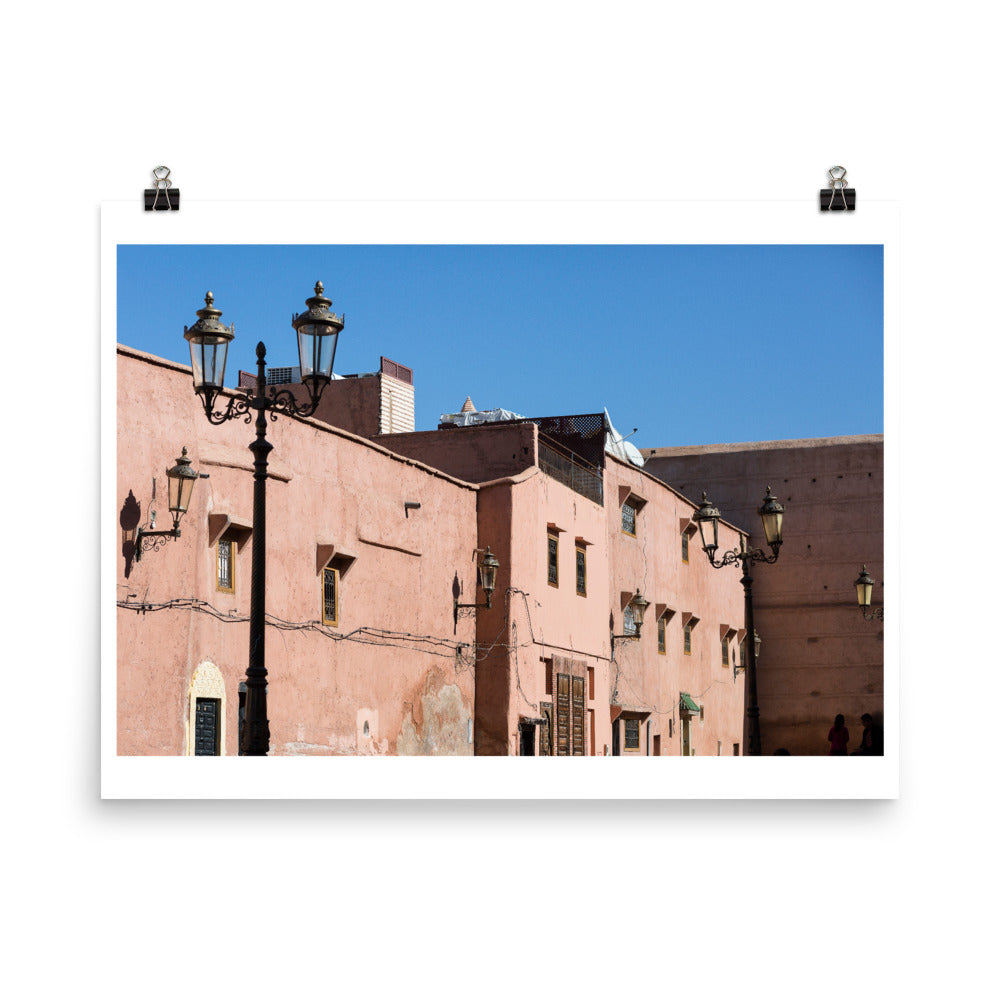 Building inside Kasbah, Marrakech Morocco